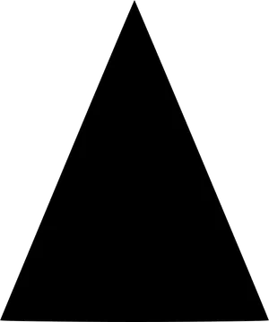 Black Triangle Graphic PNG Image