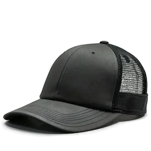 Black Trucker Hat Side View Png 88 PNG Image