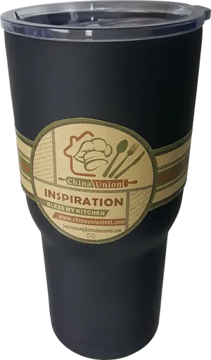 Black Tumbler China Union Inspiration PNG Image