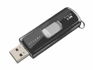 Black U S B Flash Drive Illustration PNG Image