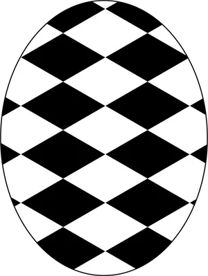Black White Geometric Pattern PNG Image