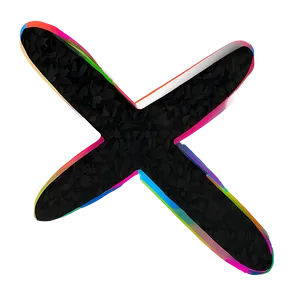 Black X Sketch Png 8 PNG Image