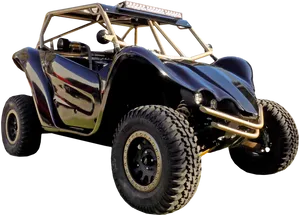 Blackand Blue Offroad Dune Buggy PNG Image