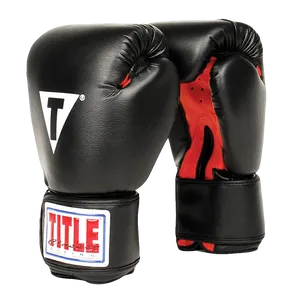 Blackand Red Boxing Gloves PNG Image