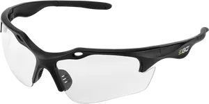 Blackand White Safety Goggles PNG Image