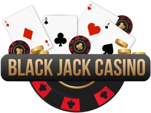 Blackjack Casino Logo PNG Image