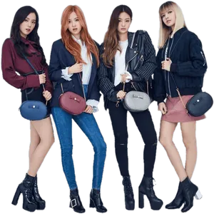 Blackpink_ Fashion_ Pose_ Cutout.png PNG Image