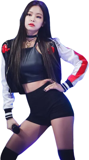 Blackpink Member Performance Stage Outfit PNG Image