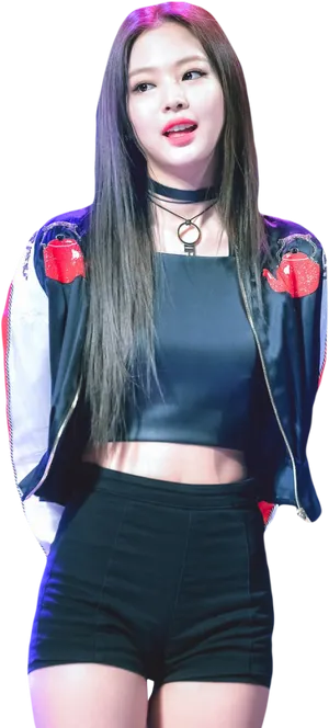 Blackpink Member Stage Outfit PNG Image