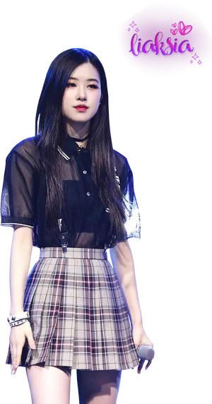 Blackpink Member Stage Performance PNG Image