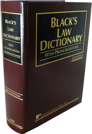 Blacks Law Dictionary Sixth Edition PNG Image