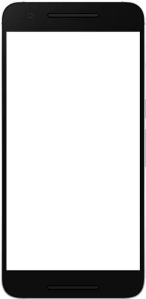 Blank Android Smartphone Display PNG Image