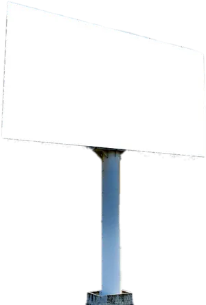 Blank Billboard Standing PNG Image