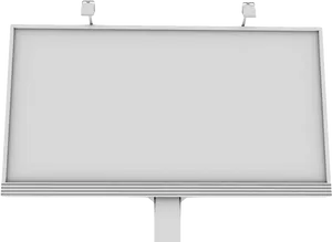 Blank Billboardat Dusk PNG Image