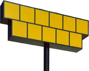 Blank Billboardat Dusk PNG Image