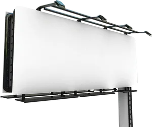 Blank Billboardat Dusk PNG Image