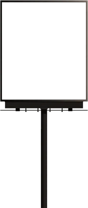 Blank Billboardat Night PNG Image