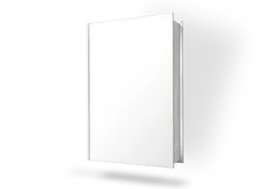 Blank Book Cover Mockup PNG Image