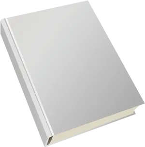 Blank Book Cover Mockup PNG Image