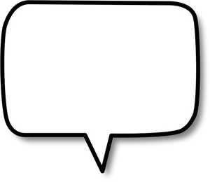 Blank Comic Speech Bubble PNG Image