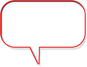 Blank Comic Speech Bubble PNG