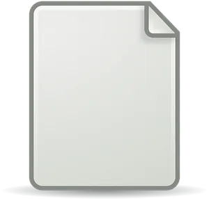 Blank Document Icon PNG Image