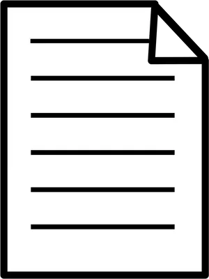 Blank Document Icon PNG Image