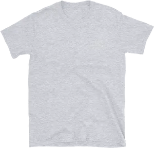 Blank Grey T Shirt Template PNG Image