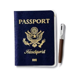 Blank Passport Template PNG 05242024 PNG
