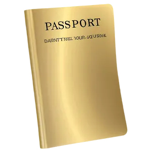 Blank Passport Template PNG 29 PNG