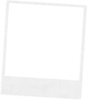 Blank Polaroid Frame PNG Image