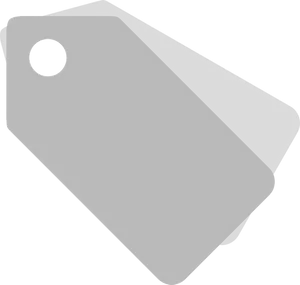 Blank Price Tag Template PNG Image