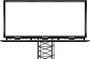 Blank Triptych Billboard PNG Image