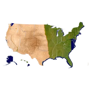 Blank Us Map Outline Png Hkm PNG Image