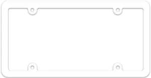 Blank Vehicle License Plate PNG Image