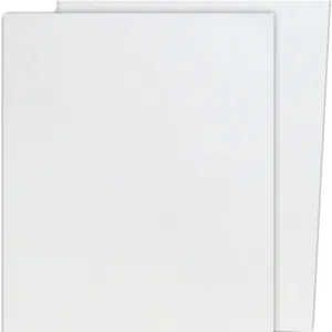 Blank White Paper Sheet Ripped Edge PNG Image