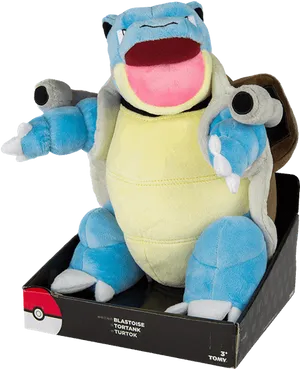 Blastoise Plush Toy PNG Image