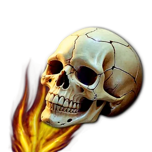 Blaze Skull Tattoo Png 06252024 PNG Image