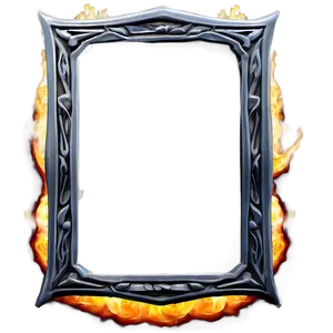 Blazing Frame Border Png 66 PNG Image