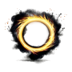 Blazing Ring Illustration Png Ely PNG Image