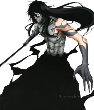 Bleach Hollow Ichigo Stance PNG Image