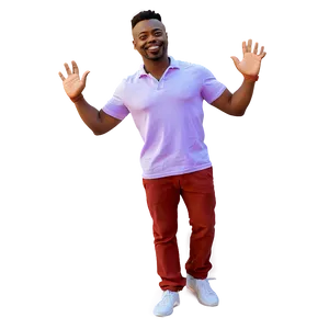 Blissful Man Artwork Png Amf PNG Image