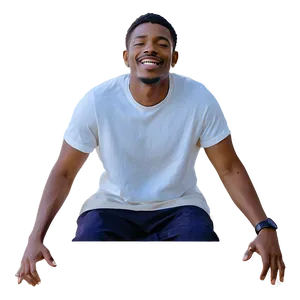 Blissful Man Artwork Png Mcl PNG Image