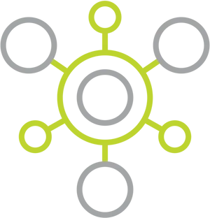 Blockchain Network Icon PNG Image