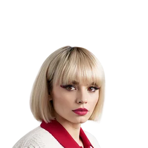 Blonde Bangs Fashion Png 58 PNG Image