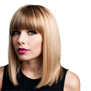 Blonde Bangs Inspiration Png Ucp PNG Image