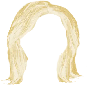 Blonde Hair Arch Graphic PNG Image