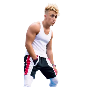 Blonde Manin Athletic Wear PNG Image