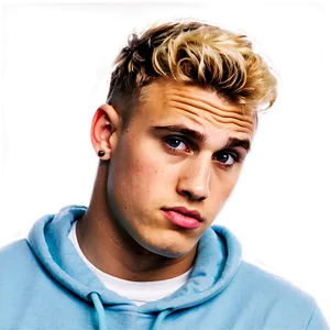 Blonde Youthin Blue Hoodie PNG Image