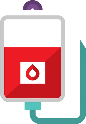 Blood Donation Bag Graphic PNG Image